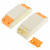2 x Beige Orange Plastic Shell Case CX-303 for LED Driver Power Supply