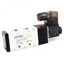 AC220V 6VA 3 8" Inlet 2 Position 5 Way Solenoid Valve 4V310 10