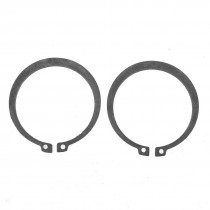 53mm Inner 62mm Outer Diameter External Circlip Shaft Firmware 2 Pcs