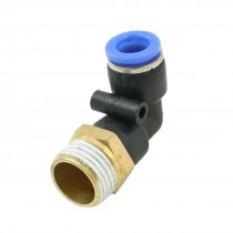 Pneumatic 10mmx1 2"PT Male Thread L Design Connector Quick Coupler