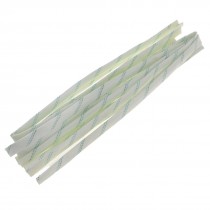 5 Pcs 7mm Dia Electrical Wire Fiberglass Insulating Sleeving 99.5cm
