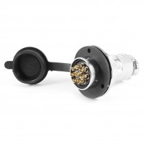 Metal Flange 25mm Head GX25-8 8Pin Male Aviation Plug Connector