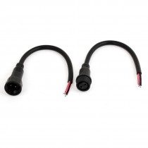 15.7" LED Light Strips 2 Pin Male to Female Waterproof Connector Cable