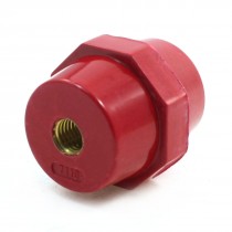 9/25" Dia Brass Female Thread Support Enhanced Insulator Connector
