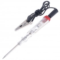DC 6V-25V Auto Car Circuit Voltage Tester Pen Clear Plastic Handle