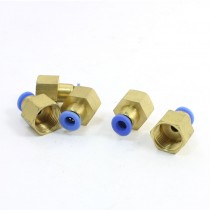 5pcs Industry 16mm Female Thread Quick Coupler Connector for 6mm Inner Dia Tube