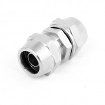 10mm Inner Diameter Pneumatic Air Pipe Hose Quick Coupler Connector Silver Tone