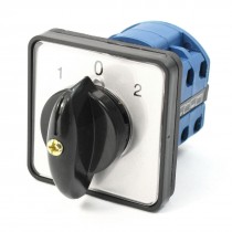 CA10 Black Rotary Handle Cam Universal Changeover Switch 8Pins