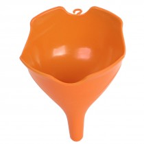 Orange Plastic 4.7" Dia Elephant Shaped Resuable Filling Filter Funnel