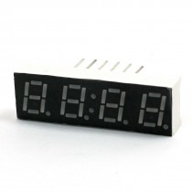 Common Anode 4 Bit 7 Seg DIP Digital Tube Red LED 12-Pin 32x10mm