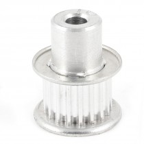 10mm Width Groove Belt 5mm Bore 18 Teeth Timing Pulley Gears Silver Tone