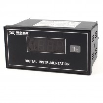 AC 220V 4-Digit 0-100Hz Display Digital Frequency Panel Meter