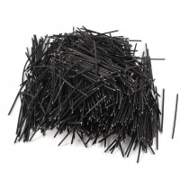 1000 Pcs Black PVC Tin Plated Copper 0.5x70mm 22AWG Wire Brushless Motor Cable
