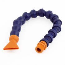 0.35" Threaded Orange Flat Nozzle Adjustable Flexible Water Oil Coolant Pipe