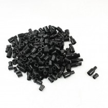 200 Pcs Protective Insulation Alligator Clip Covers Guard Black