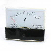 Analogue 0-20V DC Voltage Needle Panel Meter Voltmeter 44C2-V