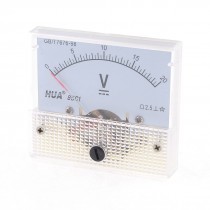 85C1 0.5V Accuracy Analog Voltage Meter DC 0-20V Voltmeter