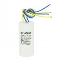 Air Conditioner White Motor Run Capacitor 450VAC CBB60A-1 6uF+12uF