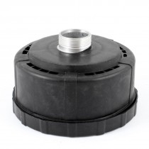 Compressor 32.5mm Dia Male Thread Air Intake Silencer Filter Black