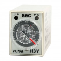 24VDC DPDT Knob Control 30 Second Time Delay Relay H3Y-2 8Pin