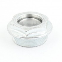 24mm Thread Dia Metallic Oil Liquid Level Sight Glass for Hitachi 38E Hammer