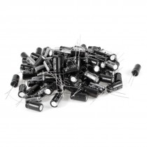 100 Pcs 1800uF 6.3V 105C Radial Electrolytic Capacitors Black 8x16mm