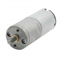 DC 6V 4RPM Cylinder Shape Electric Geared Motor 25mm x 60mm
