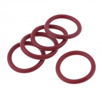 30mm x 22mm Burgundy Rubber Oil Seal O Rings Gaskets Grommets