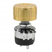 On/Off Switch Rotary Carbon Film Potentiometer 470K Ohm 5% WTH134-2