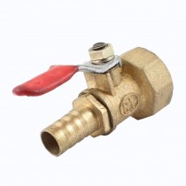 1/2" PT Female Thread to 10mm Hose Tail Connector Ball Valve