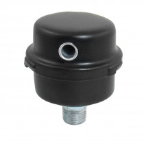 16mm Thread Dia Air Compressor Admitting Port Muffler Silencer Black