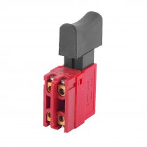 AC250V 8A 125V 16A Normal Open DPST Momentary Trigger Switch Black Red