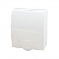 Wallpanel Switch Socket 88x85mm White Plastic Splash Proof Box Case