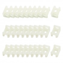 5mm Width Cable Tie Base Saddle Type Mount Wire Holder 30 Pcs
