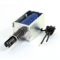 DC 24V 5mm 0.04lb Open Frame Push Pull Type Magnet Electromagnet Solenoid