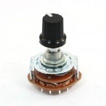 Electronic Machine 4P3T 4Pole 3 Position 16 Pin Rotary Switch