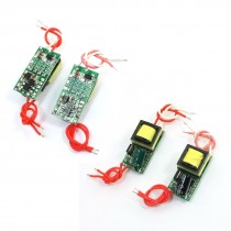 4pcs AC 85-265V DC 17V (4-7)x1W LED E27 Power Supply Driver Adapter