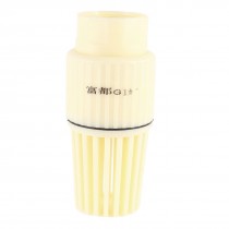 Beige 1 1/2" PT Female Thread Connecting PVC Foot Bottom Valve Replacement