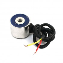 22LB 10kg Electric Lifting Magnet Electromagnet Solenoid Lift Holding 25mm