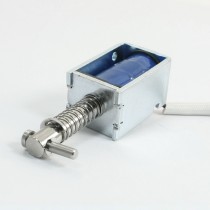 DC 24V 2mm 130g Open Frame Pull Type Magnet Electromagnet Solenoid