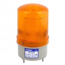 DC 24V Industrial Signal Tower Rotary Yellow Alarm Warning Light