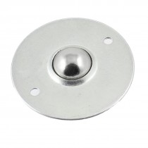 Silver Tone 2 Holes Flange Mounted Ball Transfer Unit Bearing