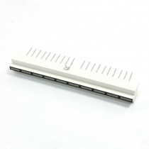 2mm Pin Pitch 10 Section Red Nixie Tube 20-Pins 60mm x 7mm