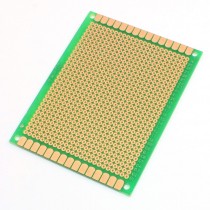 Green 2.54mm Pitch PCB Board Copper Prototype Breadboard 1Side 90x70mm