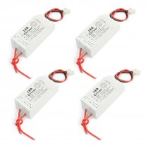 4pcs 85-265VAC 17VDC 300mA (7-12)x1W LED Power Supply Driver Converter