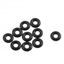 10 Pcs 10mm x 4.5mm x 3.1mm Mechanical Rubber O Ring Oil Seal Gaskets