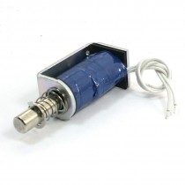 12V 7.5W Pull Type Open Frame Solenoid Electromagnet Holding Force