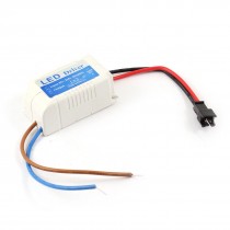 White Power Supply Driver AC 85-265V  580-620mA for 1 x 3W LED Light