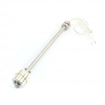 395mm Long Wire Liquid Level Sensor Single Ball Stainless Steel Float Switch