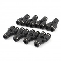 Air Piping 3 Ways 6mm to 6mm Y Shaped Coupler Tube Quick Joint Fittings 8 Pcs